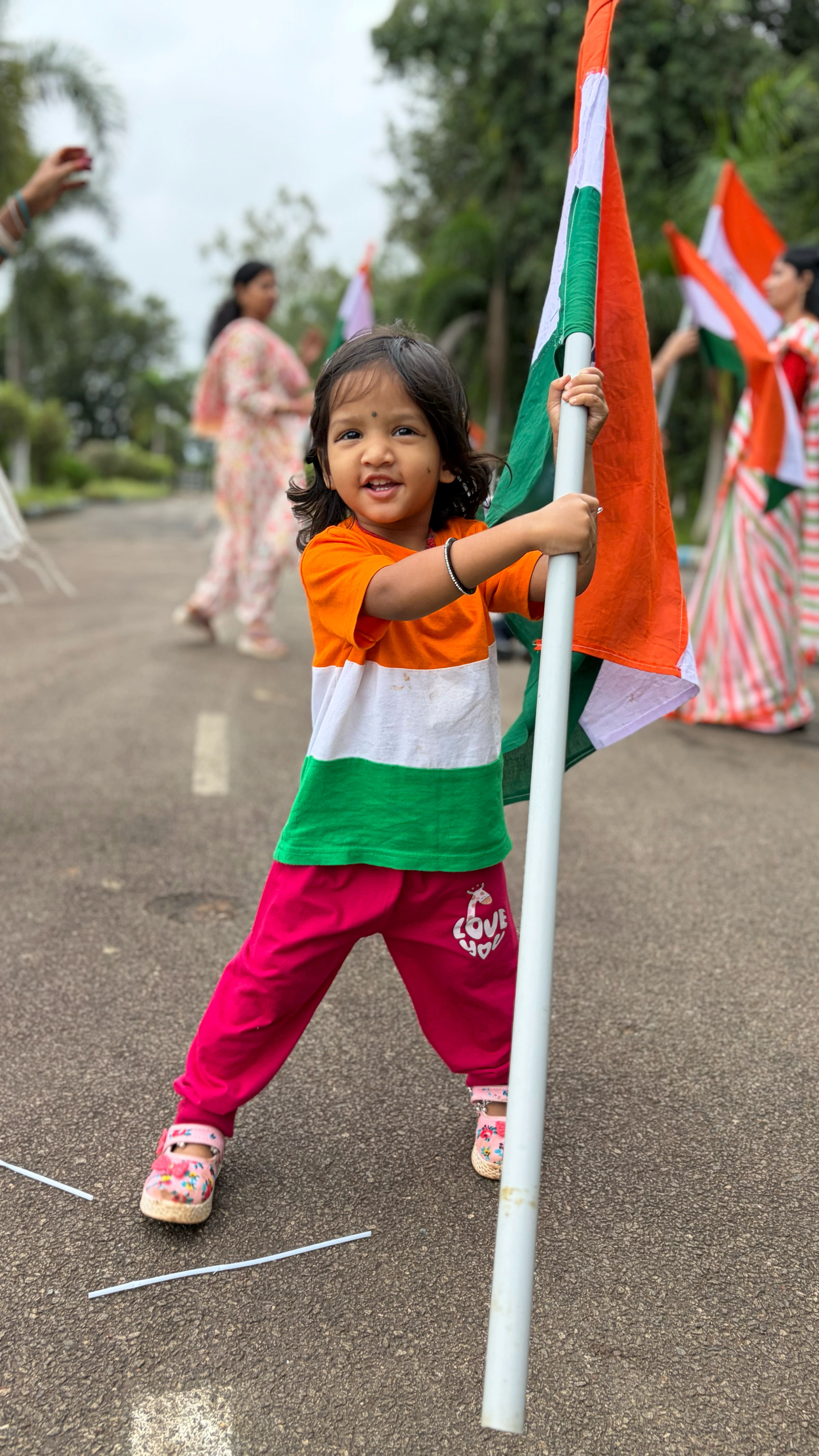 Cute festive moment on 15th August