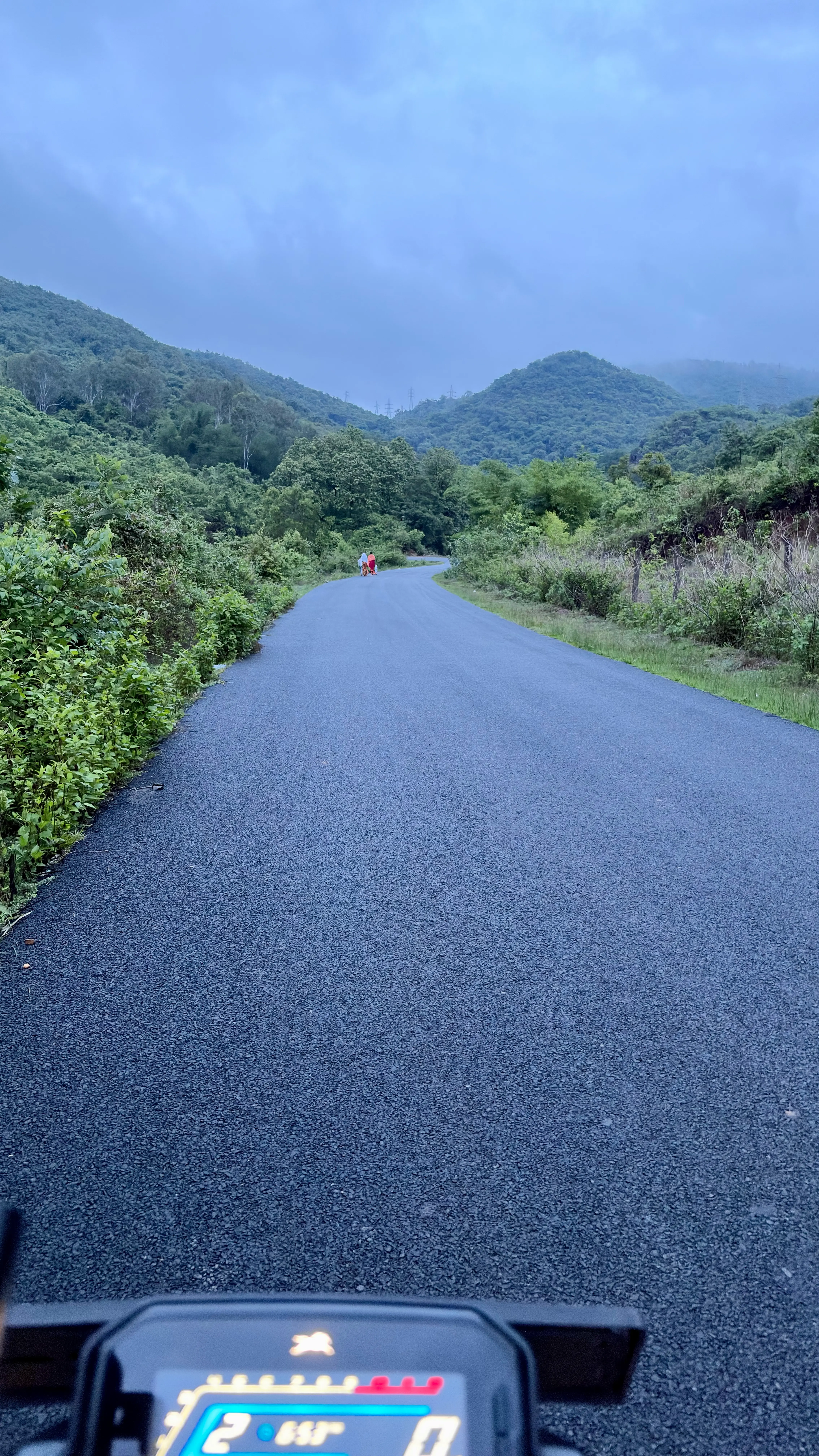 Mountain bike on a scenic outdoor trail